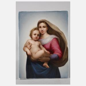 Bildplatte "Sixtinische Madonna"