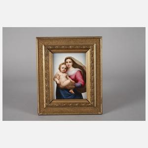 Bildplatte "Sixtinische Madonna"