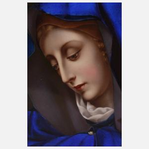 KPM Berlin Bildplatte "Madonna del Dito"