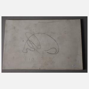 KPM Berlin Bildplatte Winterlandschaft