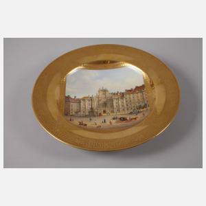 Wahliss Wien Ansichtenteller "Am Hof in Wien"