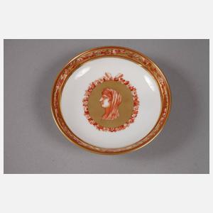 KPM Berlin Mokkatasse mit Camaieumalerei