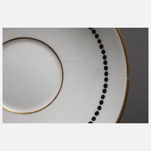 KPM Berlin Vitrinentasse Silhouettenmalerei