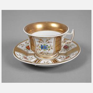 KPM/Schumann Berlin Sammeltasse Blumenmalerei