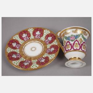 KPM Berlin Vitrinentasse Blumenmalerei