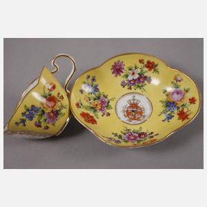 Volkstedt Wappentasse Sachsen–Polen