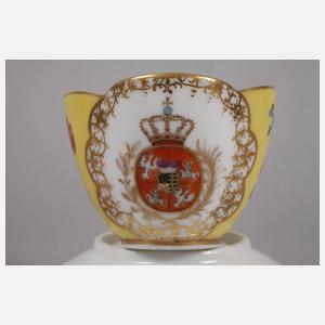 Volkstedt Wappentasse Sachsen–Polen