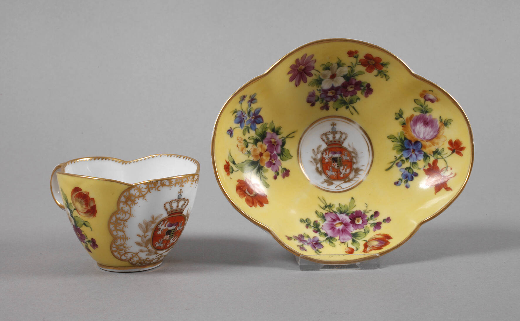 Volkstedt Wappentasse Sachsen–Polen