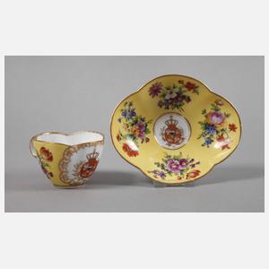 Volkstedt Wappentasse Sachsen–Polen