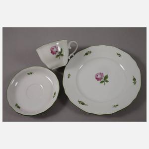 Augarten Wien Rest-Kaffeeservice "Wiener Rose"