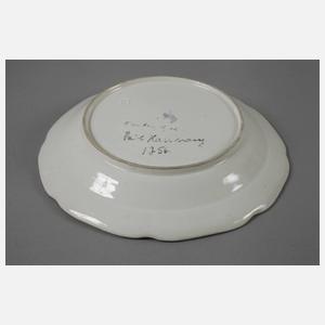 Frankenthal Suppenteller Blumenmalerei