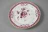 Frankenthal Speiseteller Purpurmalerei