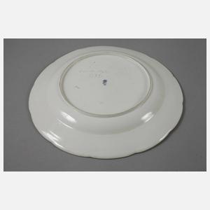 Frankenthal Speiseteller Purpurmalerei