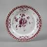 Frankenthal Speiseteller Purpurmalerei