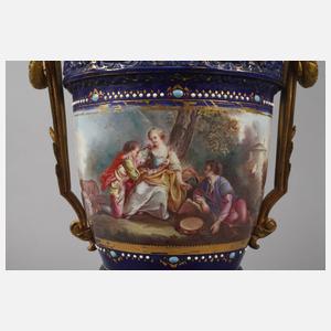 Frankreich Prunkvase als Lampenfuß