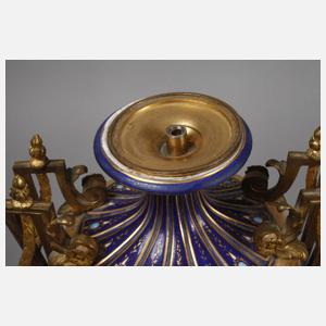 Frankreich Prunkvase als Lampenfuß