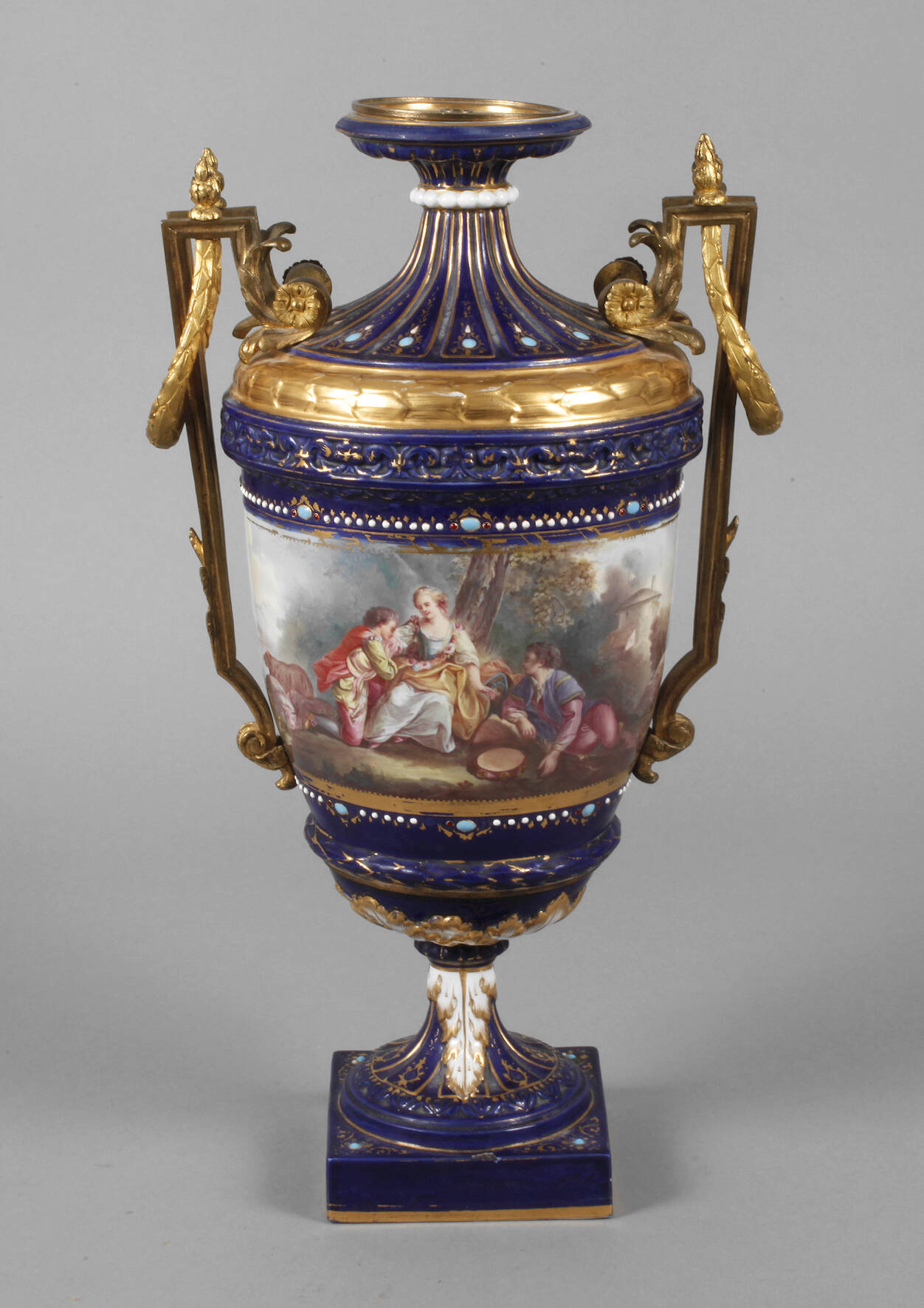 Frankreich Prunkvase als Lampenfuß