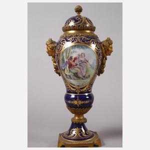 Frankreich Paar Cassoletten mit Bronzemontur