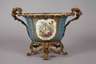 Frankreich prunkvolle Jardiniere mit Bronzemontur