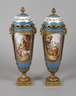 Frankreich Paar prunkvolle Potpourri-Deckelvasen