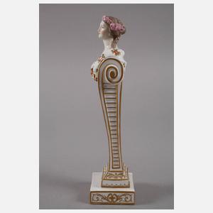 Frankreich Herme mit Frauenkopf