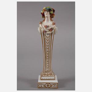 Frankreich Herme mit Männerkopf