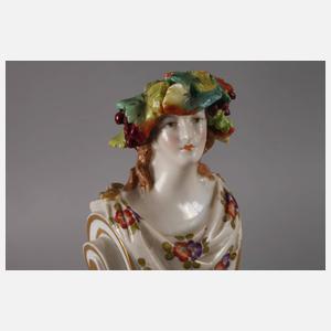 Frankreich Herme mit Männerkopf