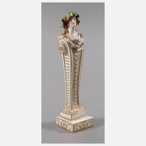 Frankreich Herme mit Männerkopf