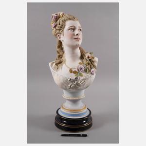 Frankreich große Damenbüste und Sockel