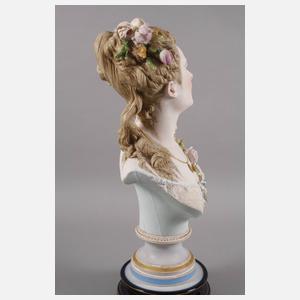 Frankreich große Damenbüste und Sockel