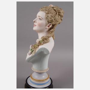 Frankreich große Damenbüste und Sockel