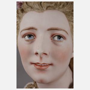 Frankreich große Damenbüste und Sockel