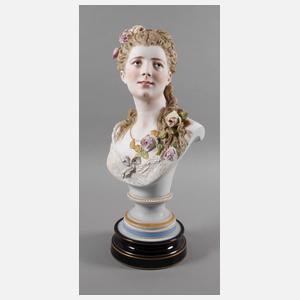 Frankreich große Damenbüste und Sockel