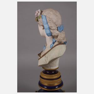 Frankreich Damenbüste und Sockel