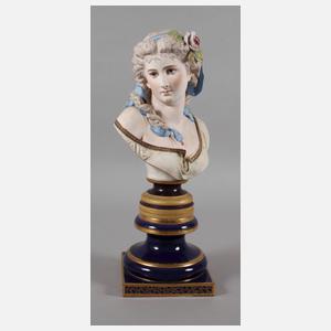 Frankreich Damenbüste und Sockel