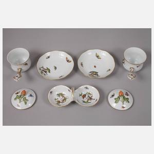 Herend Ungarn umfangreiches Kaffee-/Speiseservice "Rothschild"