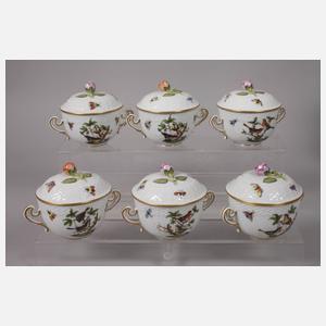 Herend Ungarn umfangreiches Kaffee-/Speiseservice "Rothschild"