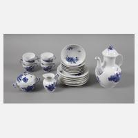 Kopenhagen Kaffeeservice "Blaue Blume"111