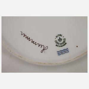 Kopenhagen zehn Fischteller im Fauna Danica-Stil