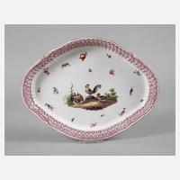 KPM Berlin Korbschale mit Vogelmotiv111