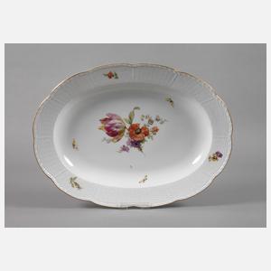 KPM Berlin große Anbietplatte "Blumen und Insekten"