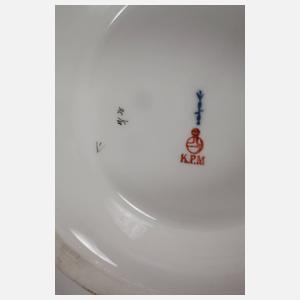 KPM Berlin runde Deckelschüssel "Blumen und Insekten"