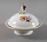KPM Berlin runde Deckelschüssel "Blumen und Insekten"