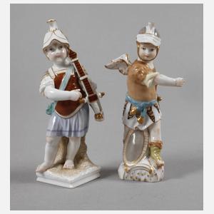 KPM Berlin Paar verkleidete Putten