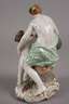KPM Berlin Bacchantin mit Weinschlauch und Knabe
