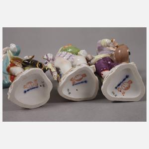 KPM Berlin drei verkleidete Amoretten