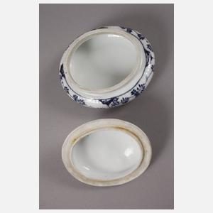 Deckeldose Strohblumenmuster