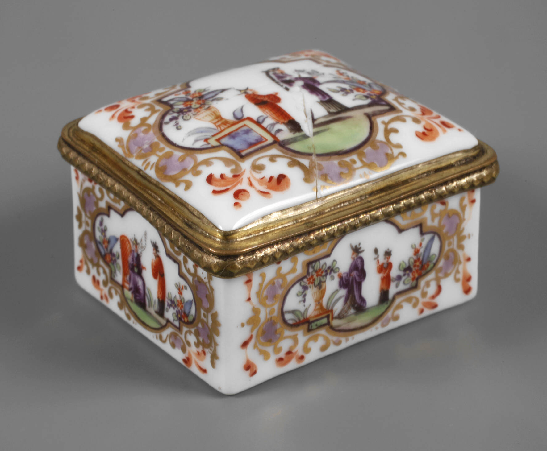 Tabatiere mit Chinoiserie