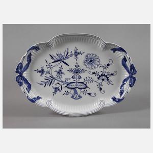 Meissen Schleifenplatte "Zwiebelmuster"