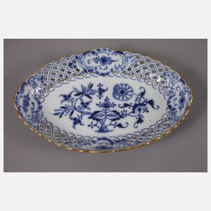 Meissen Durchbruchschale "Zwiebelmuster"